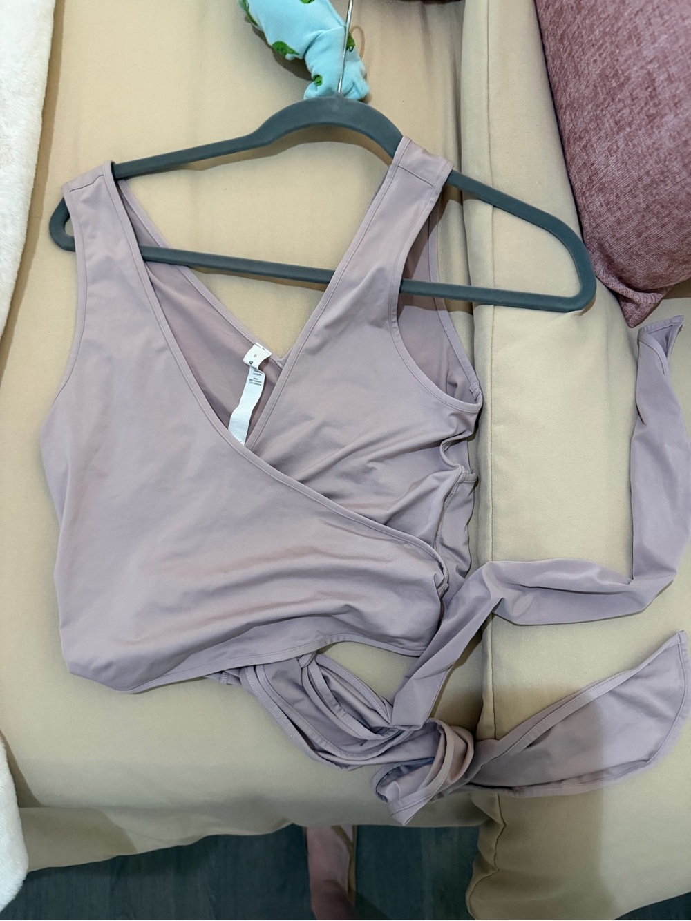lululemon athletica Mauve Wrap Tank